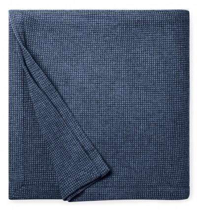 Blankets Talida Blanket by Sferra Full/Queen / Delft/Navy Sferra