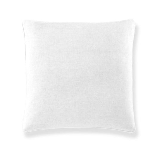 Mandalay Decorative Pillows by Peacock Alley Square - 22" x 22" / White Peacock Alley