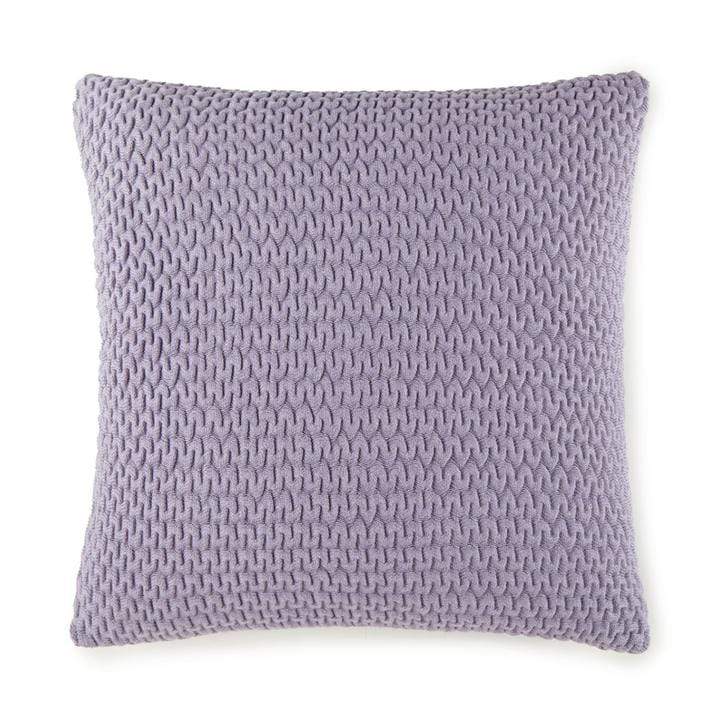 Throws Faro Throw by Peacock Alley Square Pillow / Lilac Peacock Alley