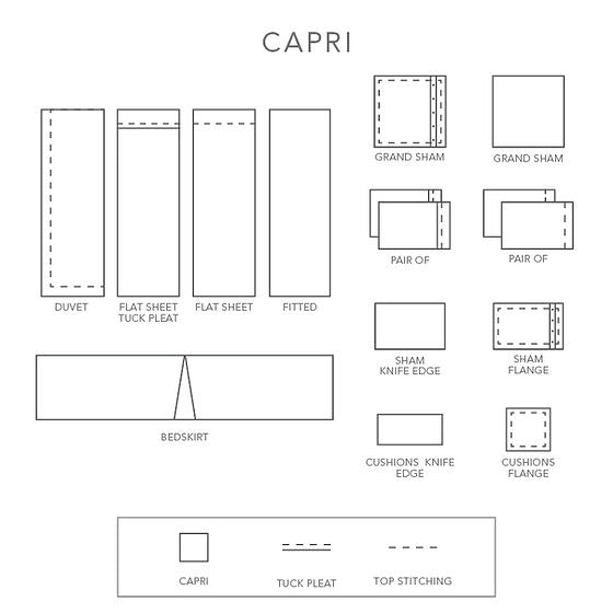 Capri Solid Flat Sheet by St. Geneve