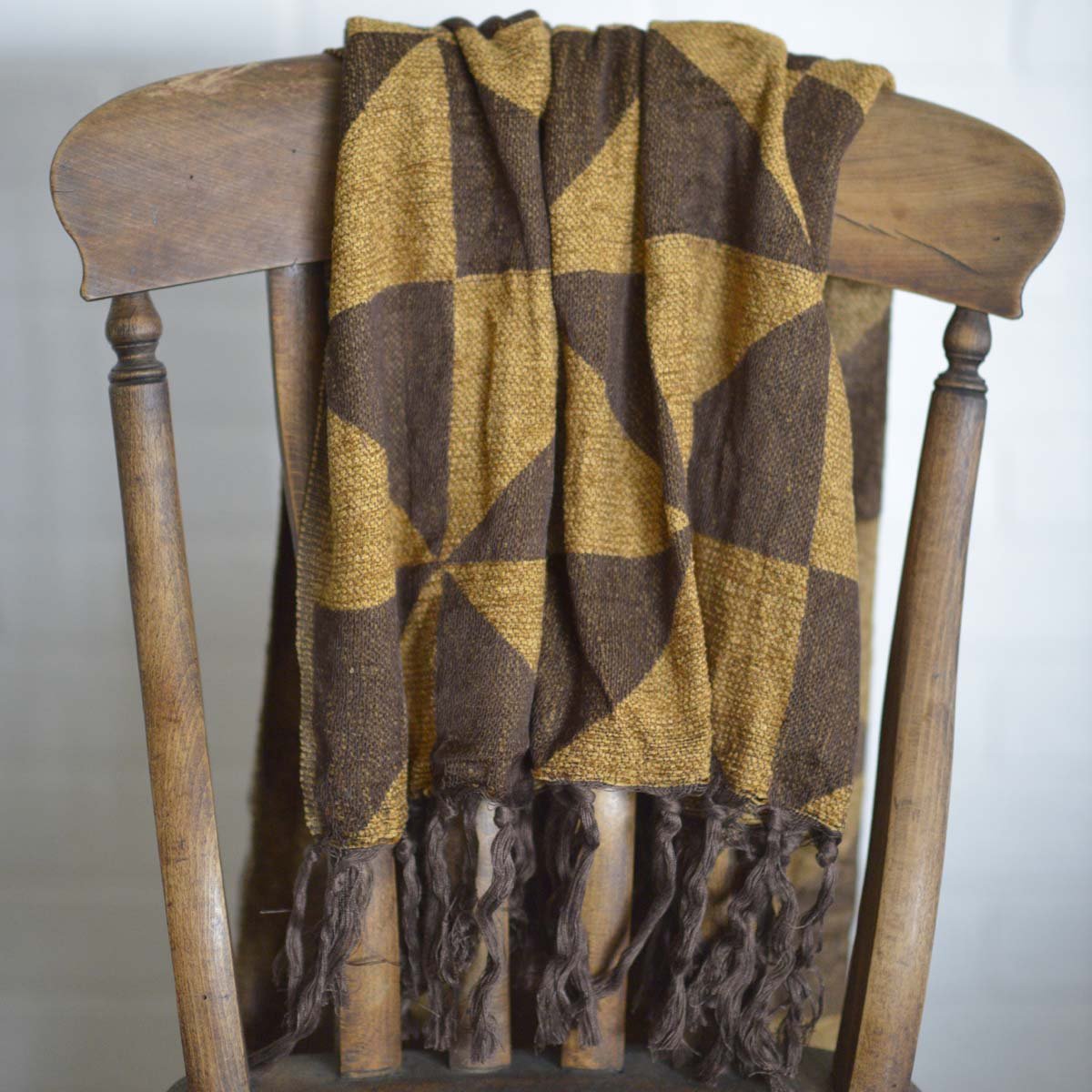 Kendrick Chenille Jacquard Woven Throw by VHC Brands