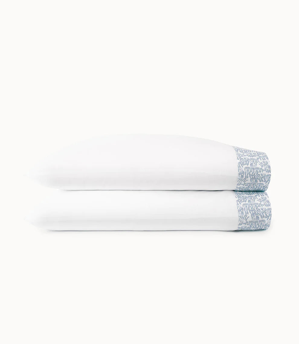 Fern Cuff Percale Pillowcases by Peacock Alley