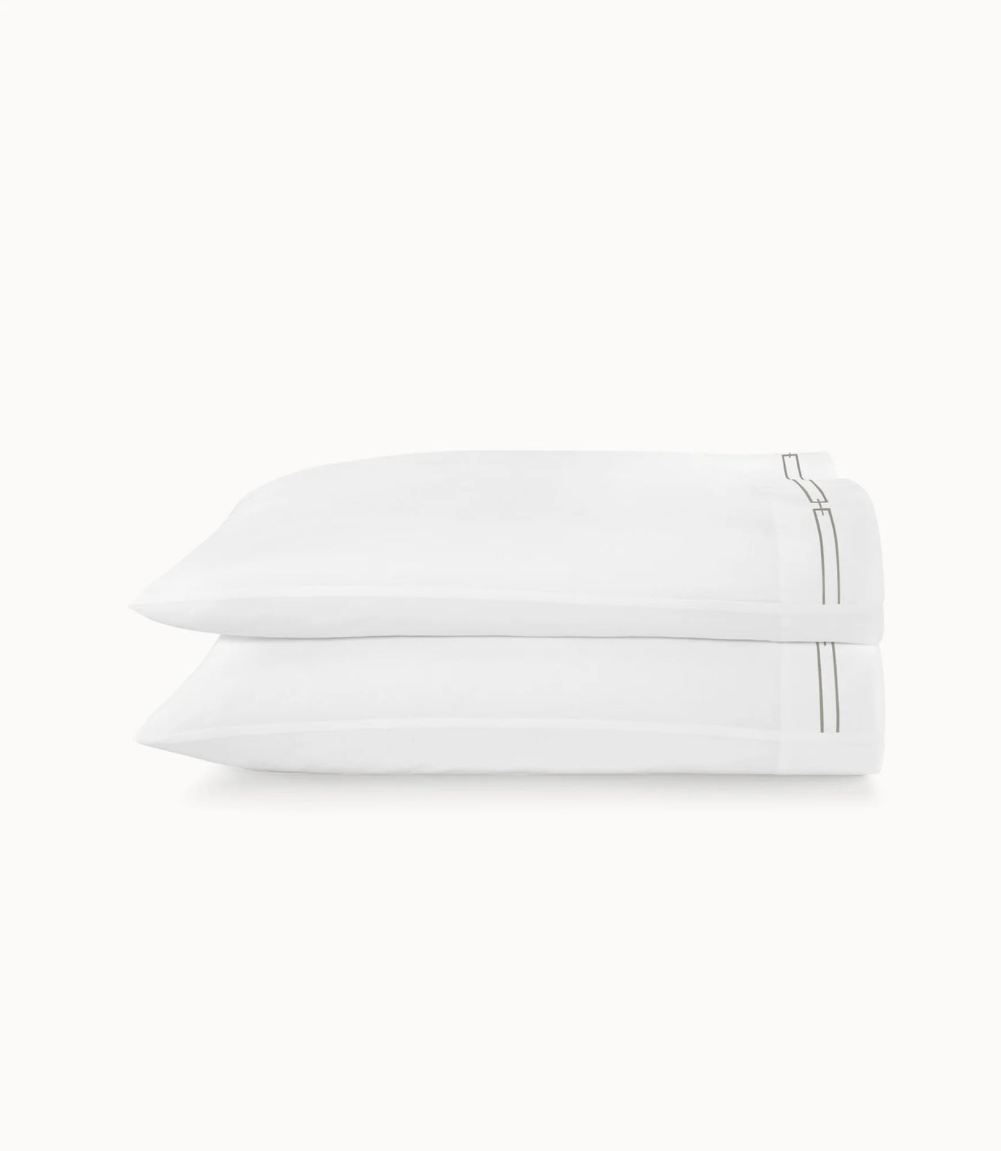 Stanza Embroidered Sateen Pillowcases by PA