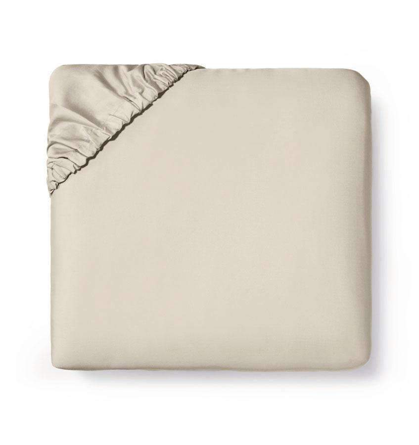 Fitted Sheets Fiona Fitted Sheet by Sferra Twin 39x75x17 / Oat Sferra