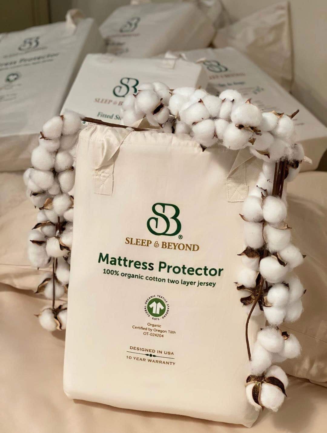 Mattress Protectors Organic Cotton Waterproof Mattress Protector by Sleep & Beyond Sleep & Beyond