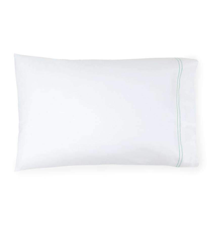 Pillowcases Grande Hotel Pillowcase Pair by Sferra Standard 22x33 / White/Mist Sferra