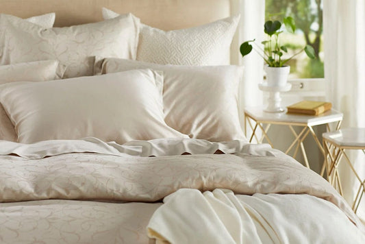 Pillowcases Legna Seville Pillowcase Standard 21x27 / Almond SDH Luxury Sheets, Duvets & Coverlets