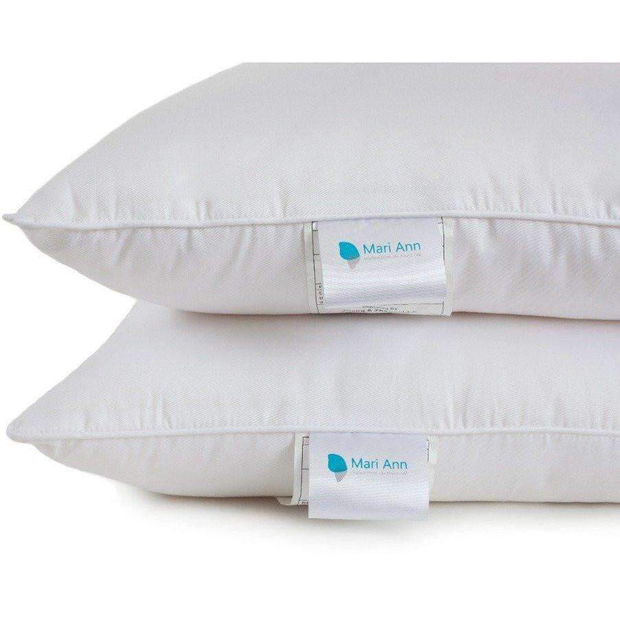 Pillows Silk Filled Pillow with Cotton Shell by Mari Anne Mari Ann
