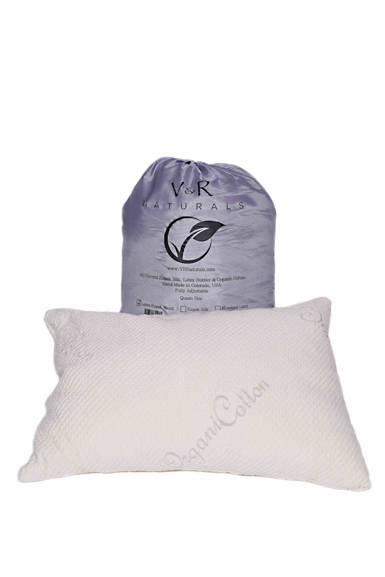 V&R Naturals Latex/Kapok Blend Pillow