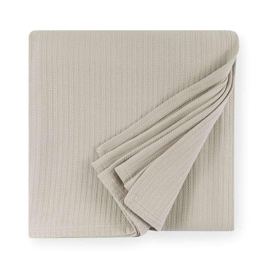 Blankets Grant Blanket by Sferra Twin 80x100 / Grey Sferra