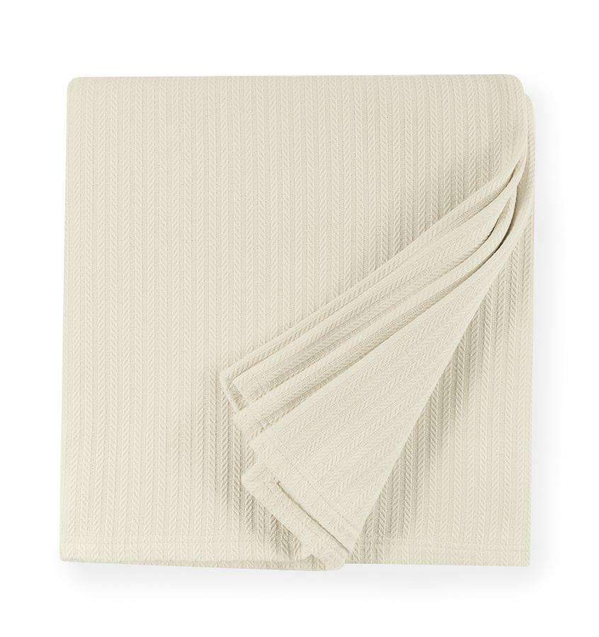 Blankets Grant Blanket by Sferra Twin 80x100 / Ivory Sferra