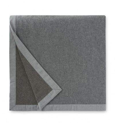 Blankets Nerino Blanket by Sferra Full/Queen / Grey/Walnut Sferra
