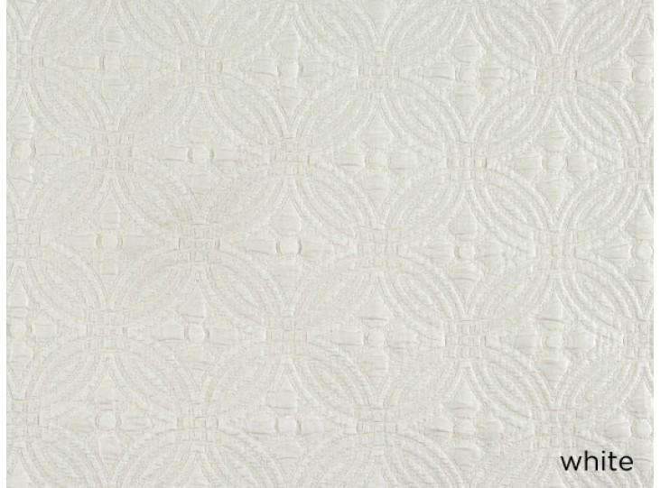 Coverlets Lucia Coverlet White / Twin 69x90 Peacock Alley