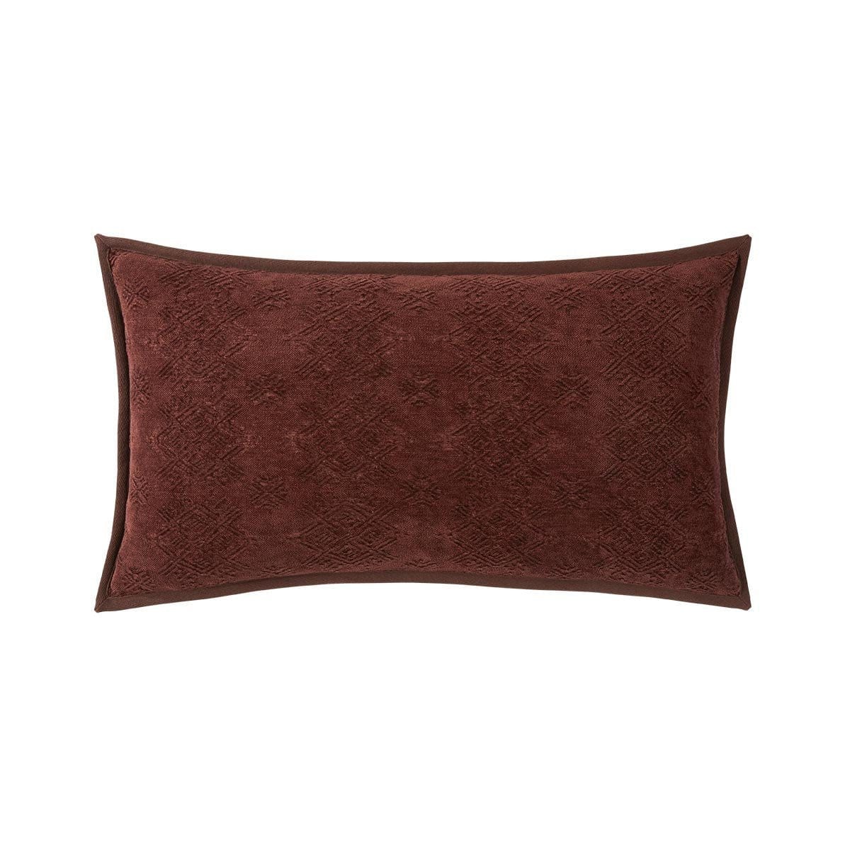Decorative Pillows Iosis Syracuse Decorative Pillow by Yves Delorme Acajou Yves Delorme