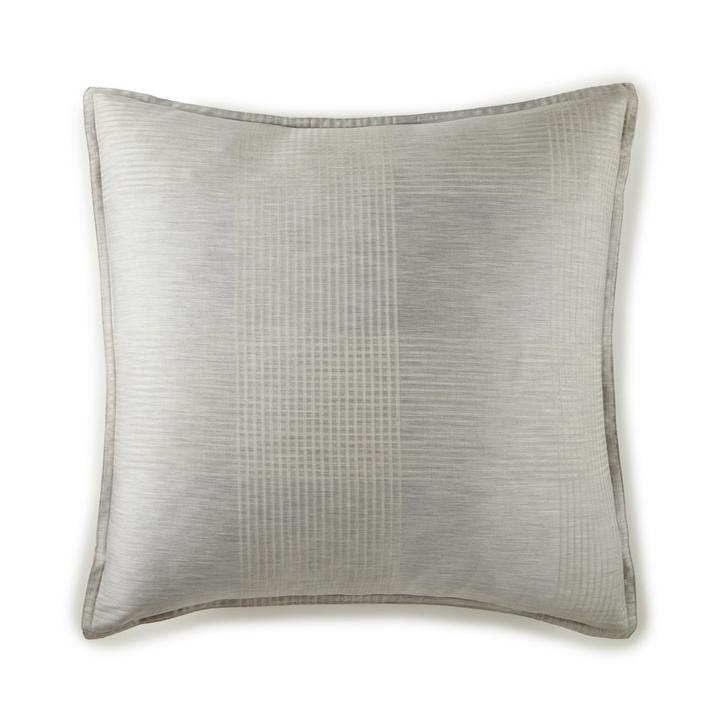 Decorative Pillows Matteo Plaid Decorative Pillow by Peacock Alley Grand Euro - 26" x 36" / Pewter Peacock Alley