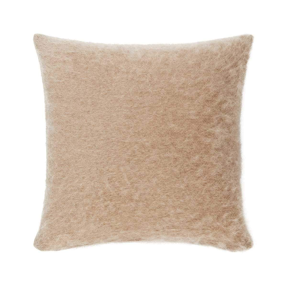 Decorative Pillows Mohair Decorative Pillow by Yves Delorme 18 x 18 in / Noisette Yves Delorme