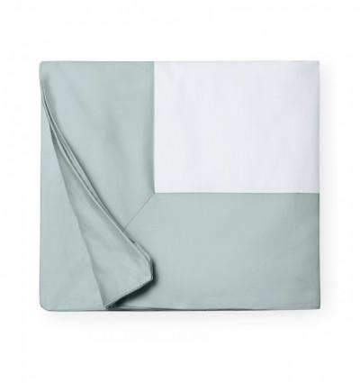 Duvet Covers Casida Duvet Cover by Sferra Twin / White/Seagreen Sferra