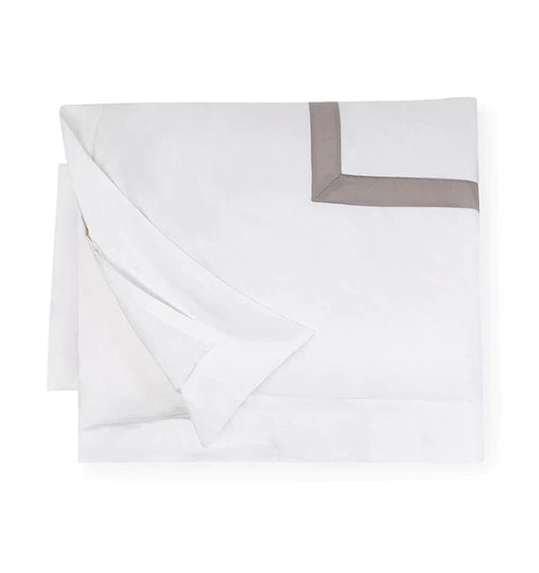 Duvet Covers Orlo Duvet Cover by Sferra Twin 68x86 / White/Grey Sferra