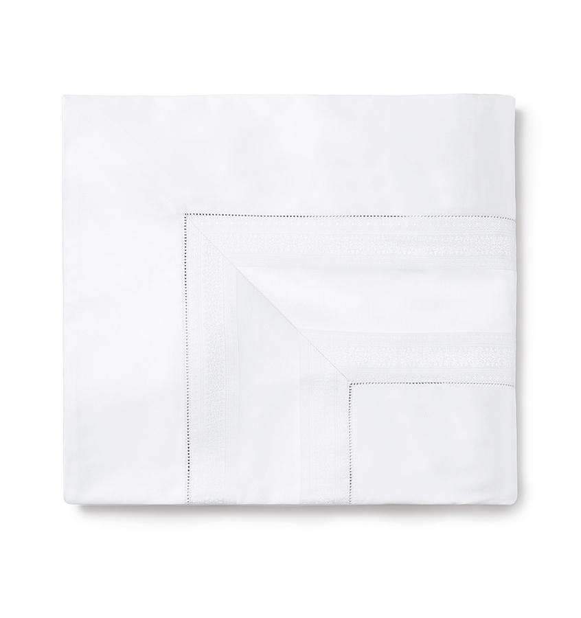 Flat Sheets Capri Flat Sheet by Sferra Queen 96x114 / White Sferra