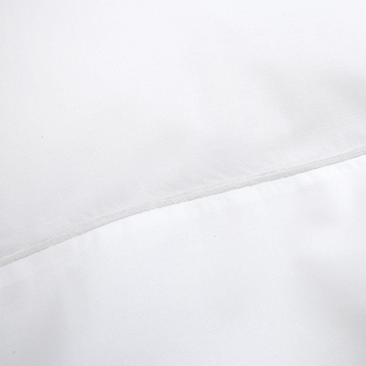 Flat Sheets Flandre Flat Sheet by Yves Delorme Twin / Blanc Yves Delorme