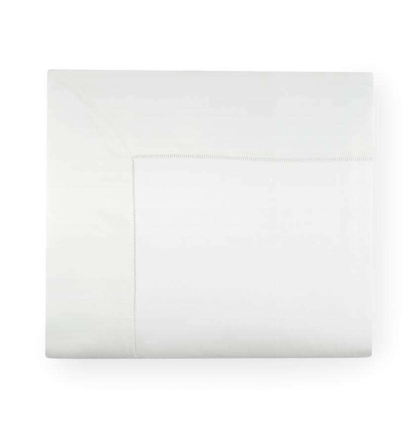 Flat Sheets Giotto Flat Sheet by Sferra Twin 74x114 / White Sferra