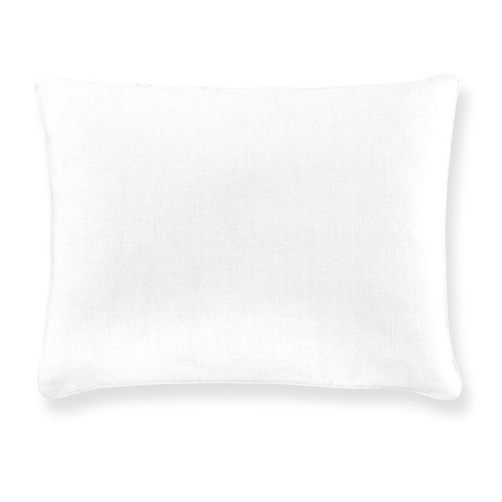 Mandalay Decorative Pillows by Peacock Alley Grand Euro - 26" x 36" / White Peacock Alley