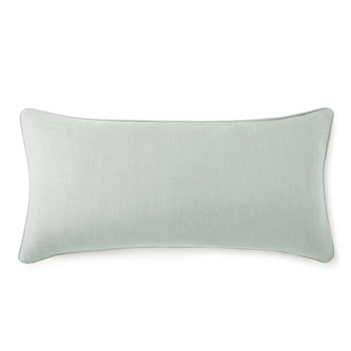 Mandalay Decorative Pillows by Peacock Alley Oblong Pillow - 12" x 24" / Mist Peacock Alley