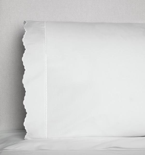Pillow Cases Pettine Pillowcases by Sferra Standard / White/White Sferra