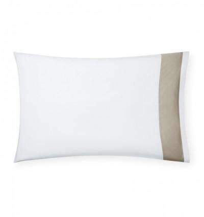 Pillowcases Casida Pillowcase Pair by Sferra Standard / White/Oat Sferra