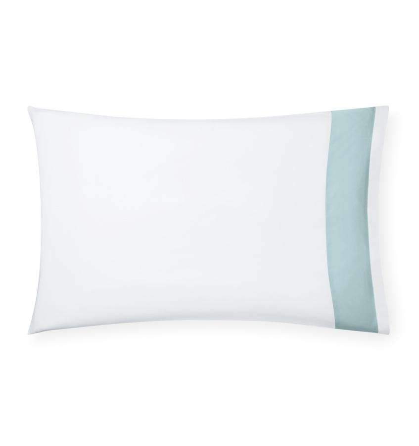 Pillowcases Casida Pillowcase Pair by Sferra Standard / White/Poolside Sferra