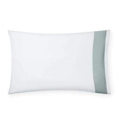 Pillowcases Casida Pillowcase Pair by Sferra Standard / White/Seagreen Sferra