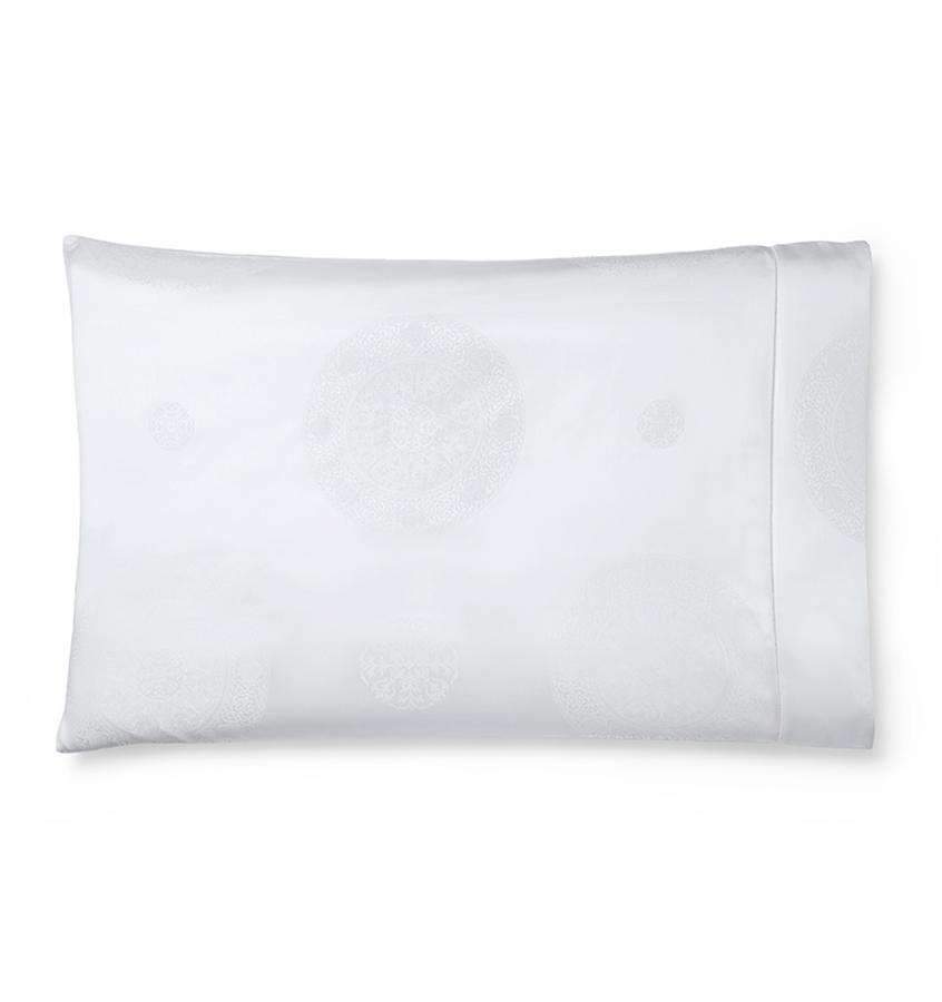 Pillowcases Giza 45 Medallion Pillowcase Pair by Sferra Standard 22x33 / White Sferra