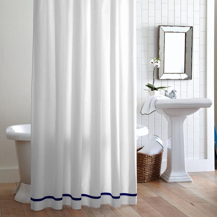 Pique II Tailored Shower Curtain by Peacock Alley Everett Stunz