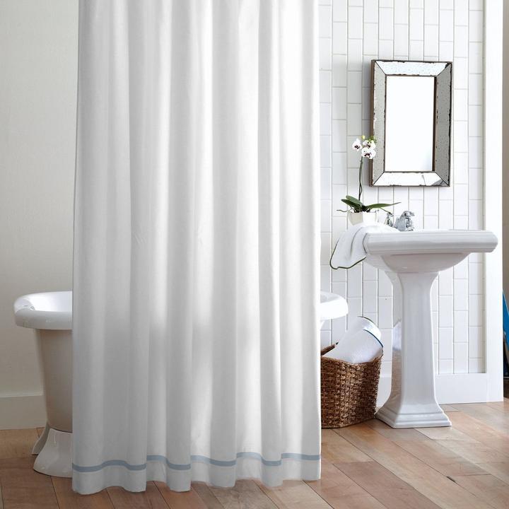 Pique II Tailored Shower Curtain by Peacock Alley Everett Stunz