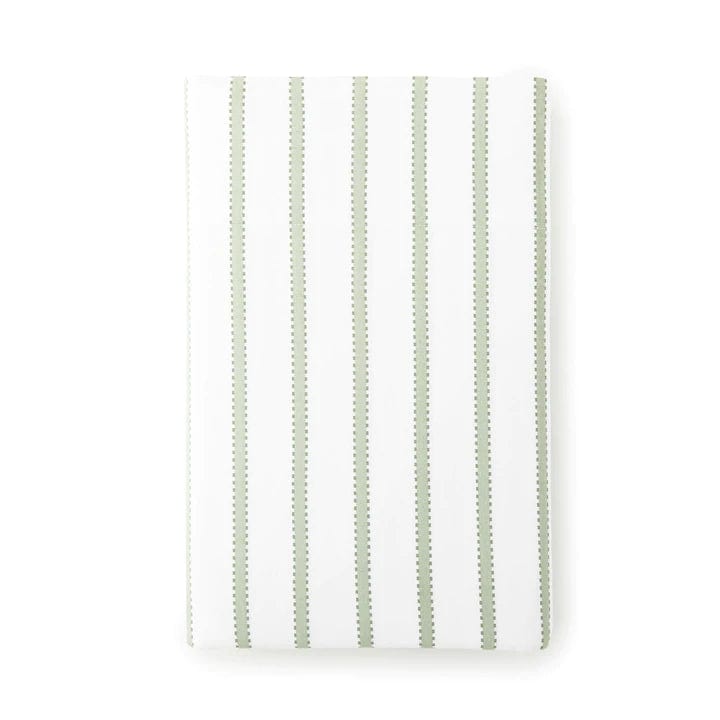Ribbon Stripe Percale Flat Sheet by Peacock Alley Everett Stunz