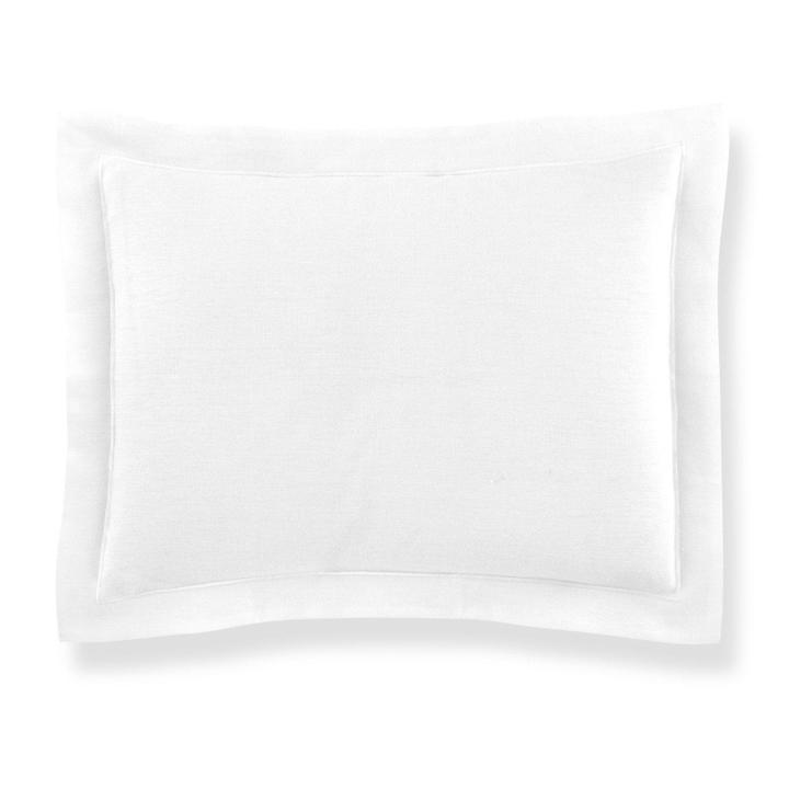 Shams Rio Linen Sham by Peacock Alley Standard 20x26 / White / 2" Flange Peacock Alley