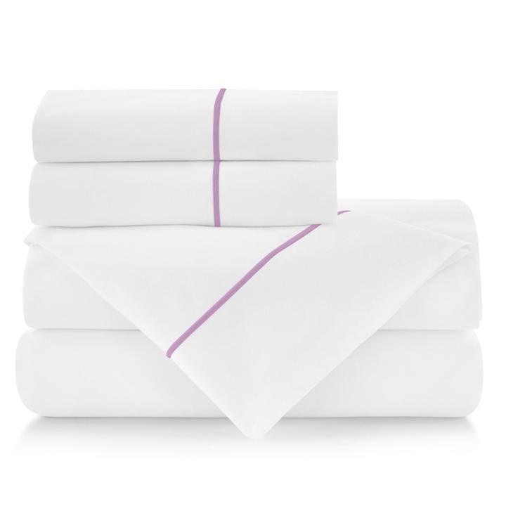 Sheet Sets Soprano II Sateen Sheet Set by Peacock Alley Twin / Lilac Peacock Alley