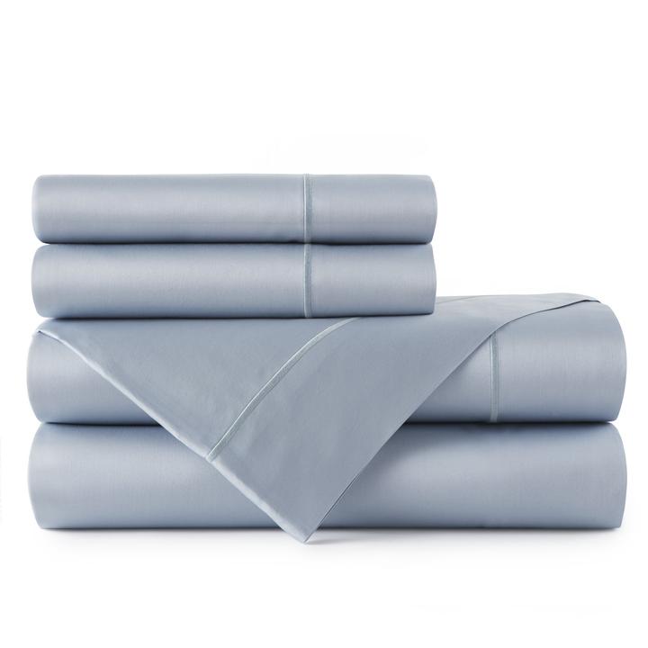 Sheet Sets Soprano Sateen Sheet Set by Peacock Alley Twin / Blue Peacock Alley