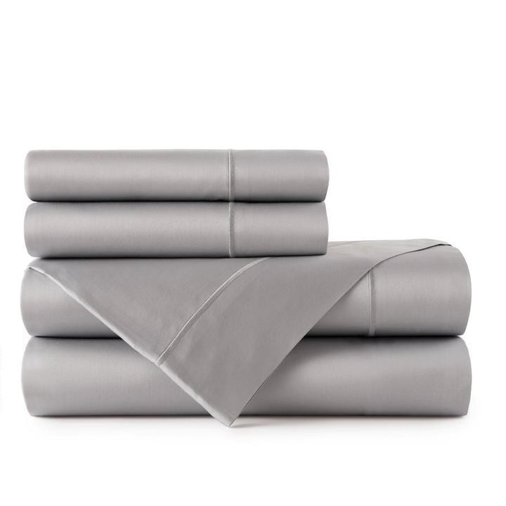 Sheet Sets Soprano Sateen Sheet Set by Peacock Alley Twin / Pewter Peacock Alley