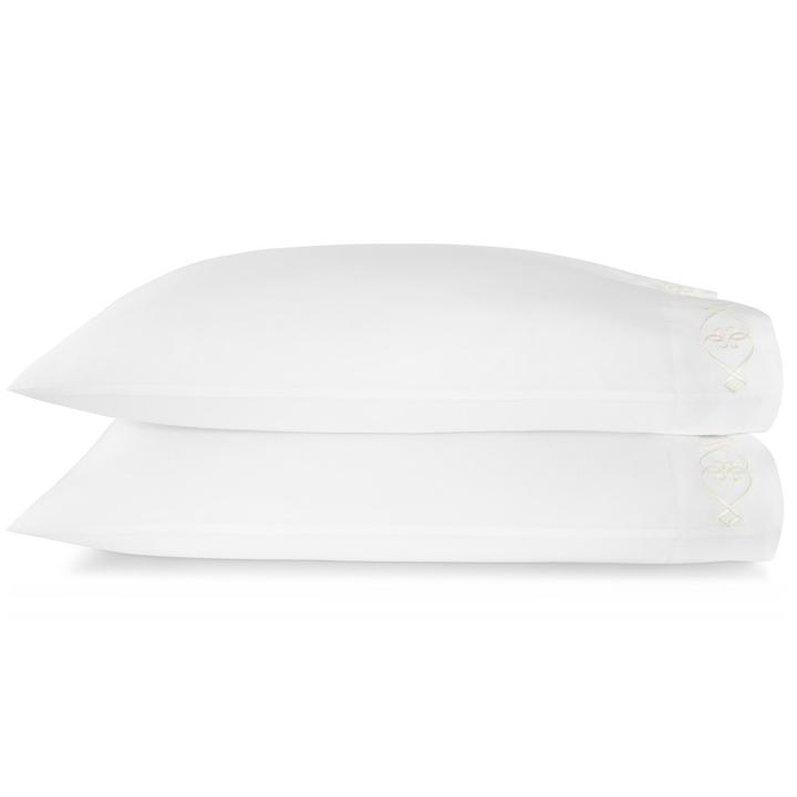 Sheets Concerto Pillowcases by Peacock Alley Standard 20x30 / Pearl Peacock Alley