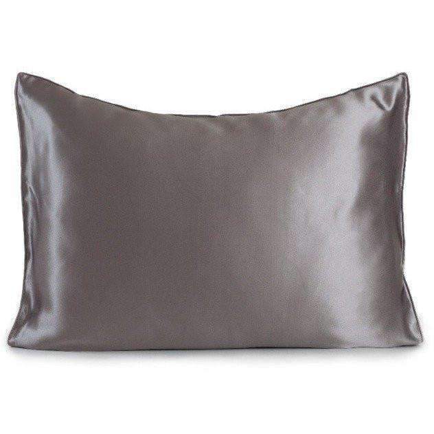 Silk Pillowcases Silk Charmeuse Pillowcase by Mari Ann Standard 20x26 / Gray Mari Ann
