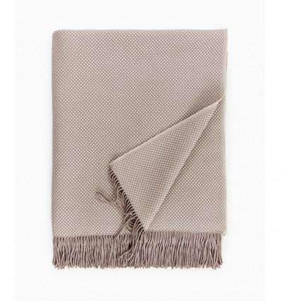 Throws Bristol Throw by Sferra Taupe Sferra