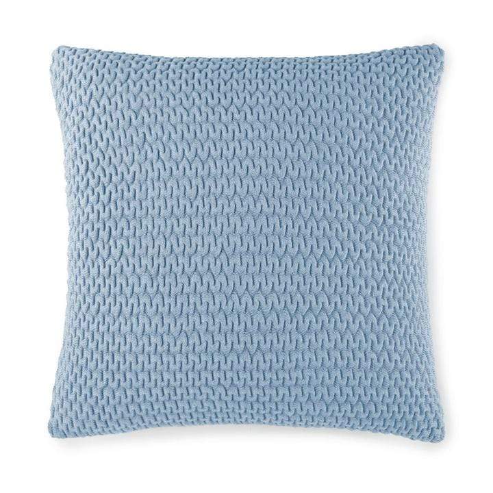 Throws Faro Throw by Peacock Alley Square Pillow / Blue Peacock Alley