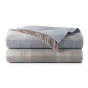 Throws York Plaid Throw by Peacock Alley Peacock Alley