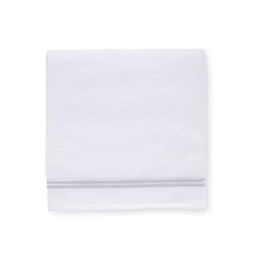 Towels Aura Towels by Sferra Wash / White/Grey Sferra